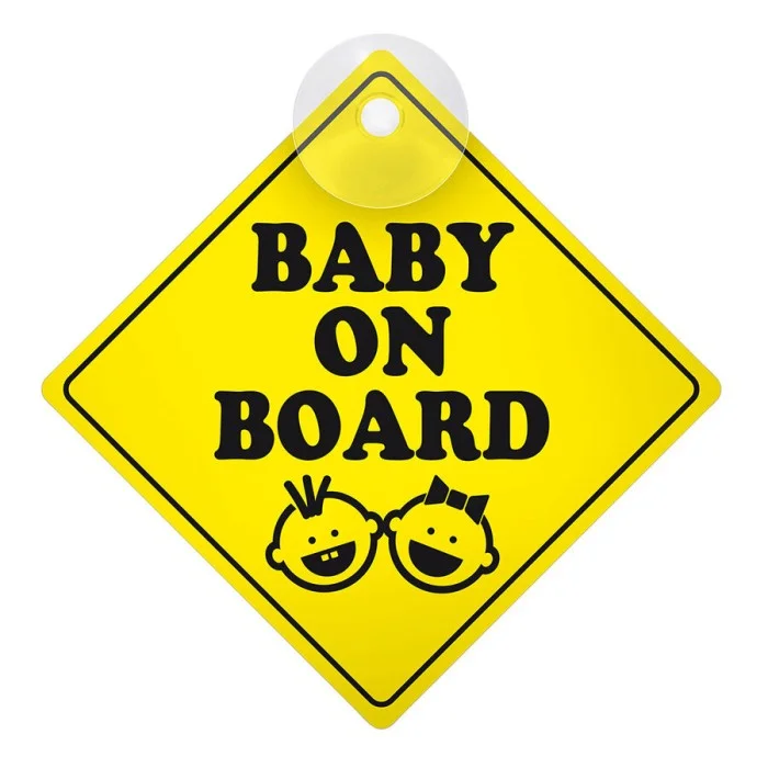 Targhetta Baby on board Baby on board - LAMPA