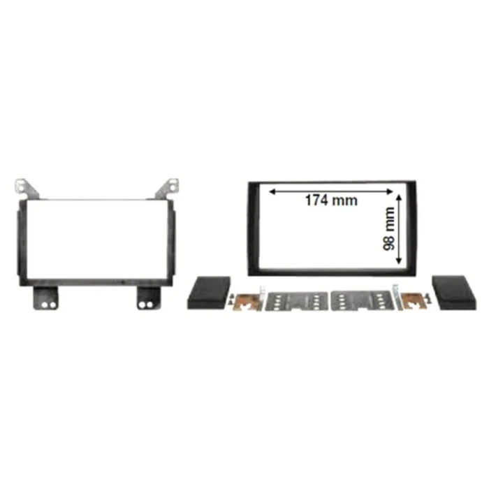 Installazione Mascherina 2 din Kia Ceed Kia Ceed - PHONOCAR