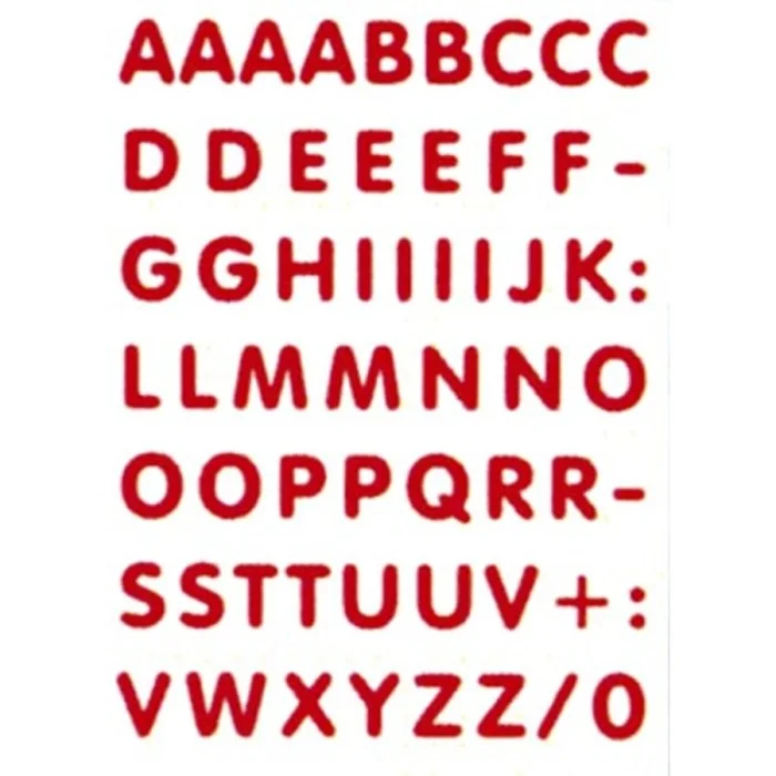 Adesivi lettere e numeri Letter kit - GAT