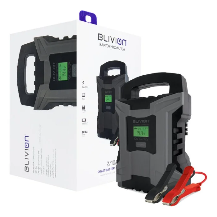 Carica batteria e mantenitore Raptor 10A - BLIVION
