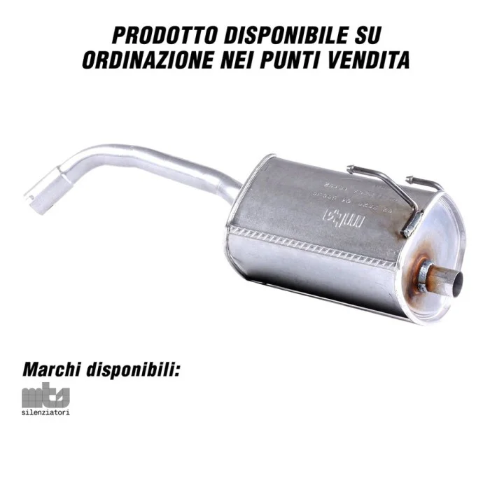 Silenziatore posteriore Alfa Romeo, Audi, Bmw, Chevrolet, Chrysler, Citroen, Dacia, Daewoo, Daihatsu, Dodge - RICAMBI VARI