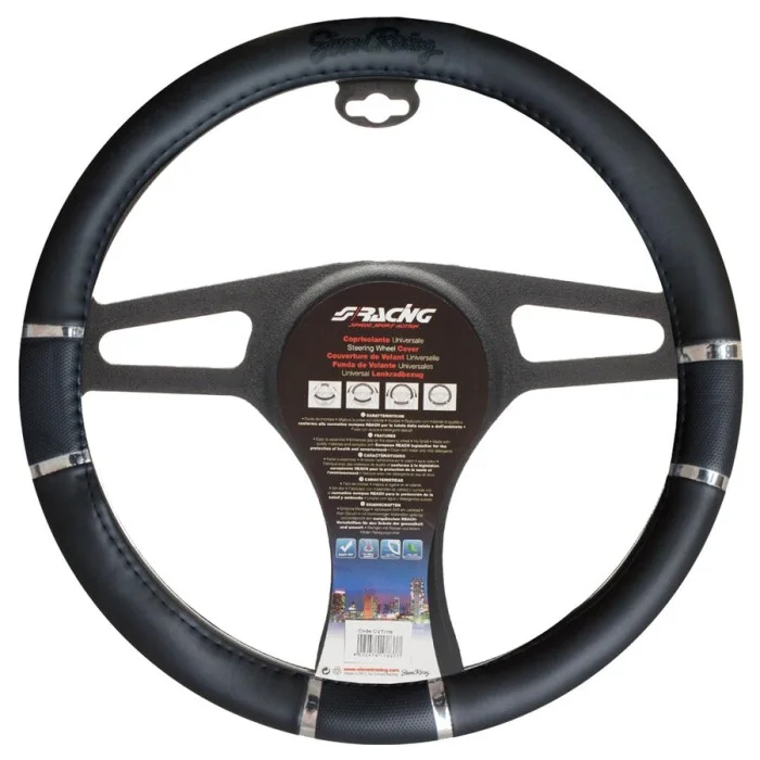 Classic Eco Pelle Chrome&Black - SIMONI RACING