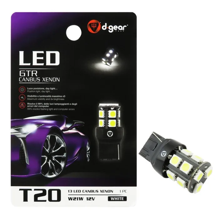 Lampadina T20 a led XP - T20 - 2 contatti Canbus - D-GEAR