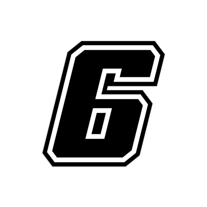 Numeri e lettere adesive Race moto GP - GAT