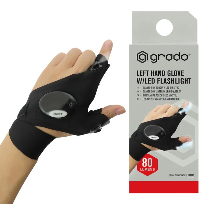 Guanti lavoro Con torcia a Led - GRADO