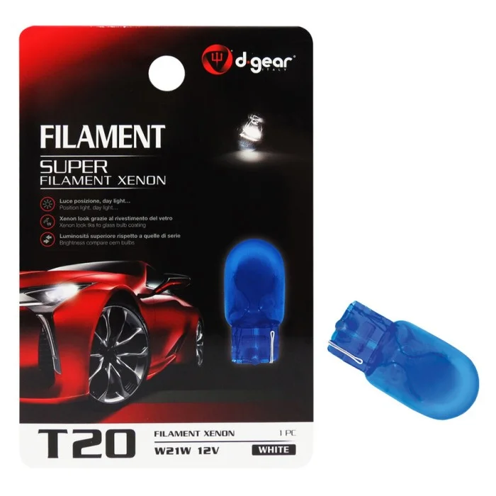Lampadina T20 a filamento Super - T20 - 2 contatti - D-GEAR