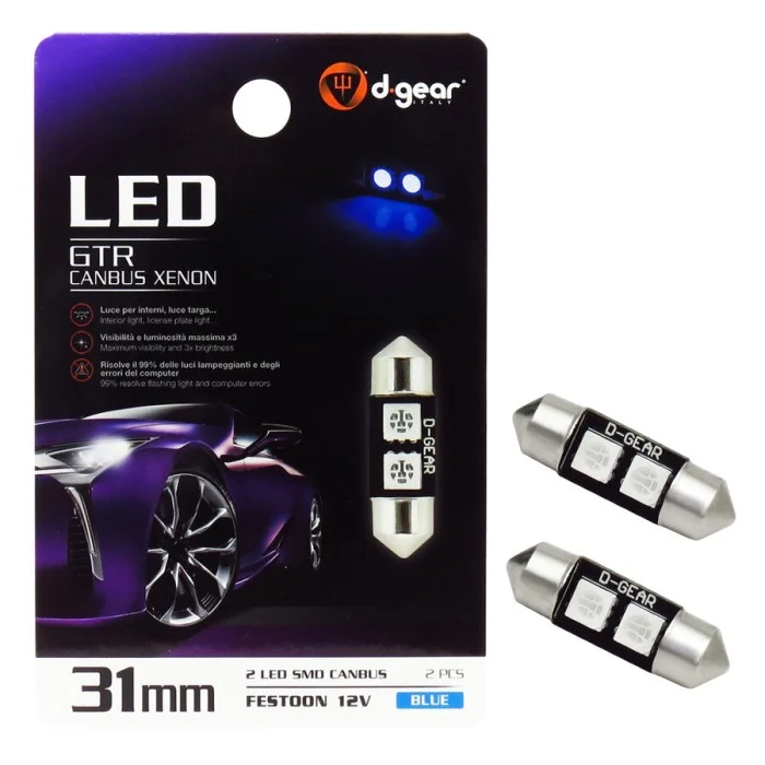 Lampadina a siluro a led GTR- Led Feston SV8,5 Canbus - D-GEAR