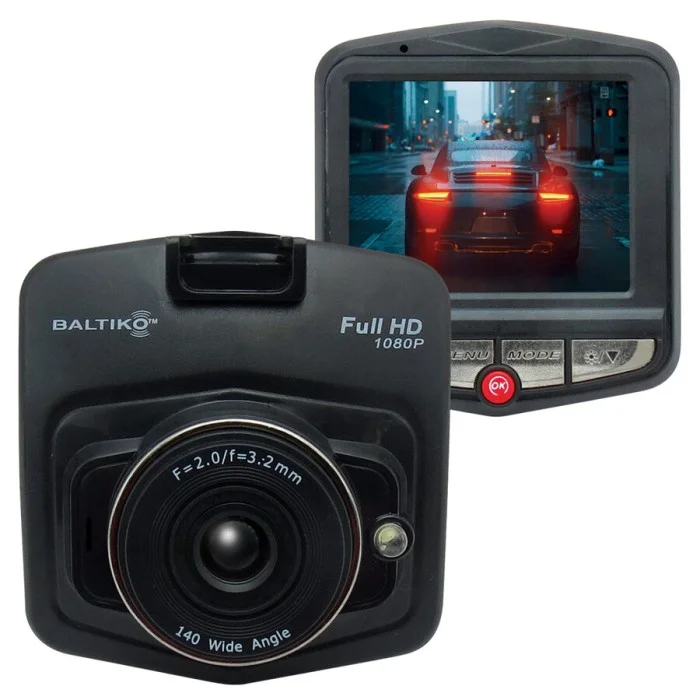 Videocamera Dash Cam DVR con Led Full HD 2,2 - BALTIKO