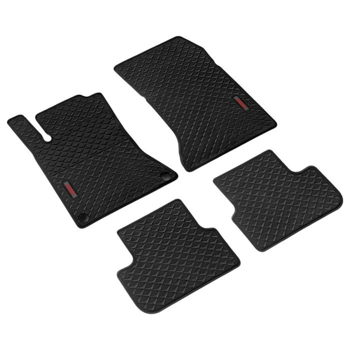 Tappeti in gomma-Pvc specifico Pilot Mercedes A Class, B Class, CLA, GLA - LAMPA