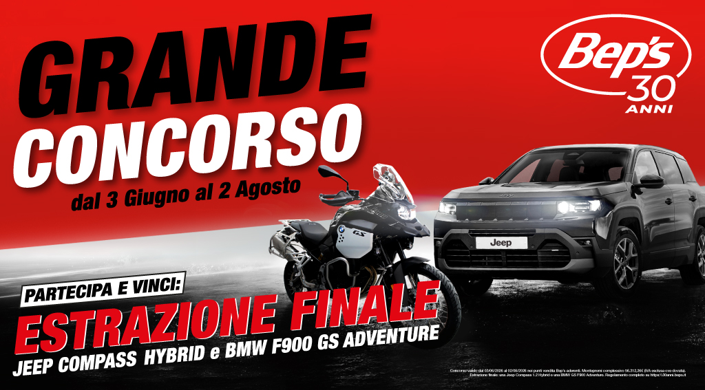 Grande Concorso 30 anni con Bep's!