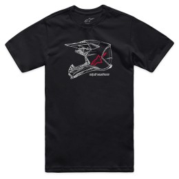 T-Shirt MX Helmet CSF Tee - ALPINESTARS