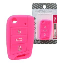 Cover chiave Seat Ibiza, Leon, Toledo, Skoda Fabia, Octavia, Superb, Volkswagen Golf VII, Lamando, Polo, Sportsvan - VENZO