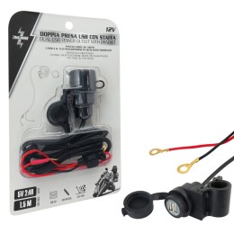 Presa di corrente Doppio USB con supporto - ZIM&MANN