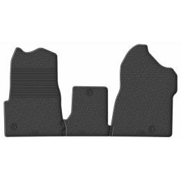 Tappeti in gomma-Pvc specifico Renault Master 2024> Renault Master 2024 > cambio manuale, con panca - LAMPA
