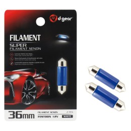 Lampadina a siluro a filamento Super - 36 Feston SV8,5 Lamp - D-GEAR