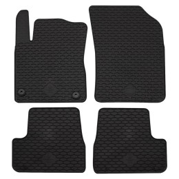 Tappeti in gomma-Pvc specifico Citroen C3, Fiat Grande Panda - INT AUTO