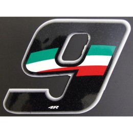 Numeri e lettere adesive Flag - GAT