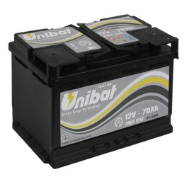 Batteria auto AGM - UNIBAT