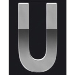 Adesivi lettere e numeri Chrome Logo - LAMPA