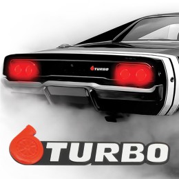 Emblema 3D Turbo - TUNING GURU