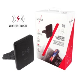 Supporto-caricabatteria wireless Da presa d'aria - NOVAK
