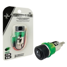 Presa di corrente Accendisigari con LED verde - ZIM&MANN