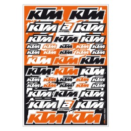 Adesivi Vari Loghi sponsor KTM - BLACKBIRD