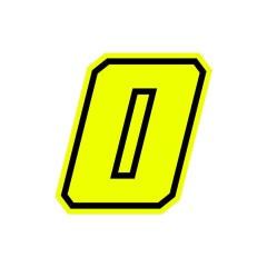 Numeri e lettere adesive Race moto GP - GAT
