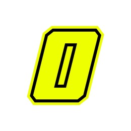 Numeri e lettere adesive Race moto GP - GAT
