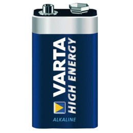 Batteria alcalina High Energy 9V - VARTA