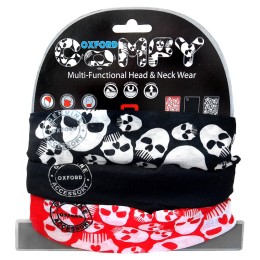 Bandana multifunzione tubolare Comfy Skulls - OXFORD