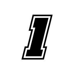 Numeri e lettere adesive Race moto GP - GAT