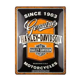 Cartello in latta Harley Davidson - NOSTALGIC ART