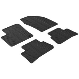 Tappeti in gomma-Pvc specifico Toyota C-HR 2023> Toyota C-HR 2023 > Cambio automatico, ibrida - LAMPA