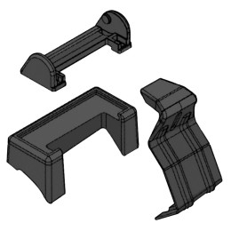 Kit attacchi barre auto Trek Fiat Doblo, Qubo, Mitsubishi Outlander, Opel Combo - GREEN VALLEY
