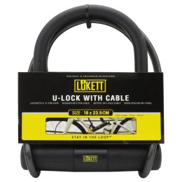 Lucchetto U-Lock With Cable - LUKETT