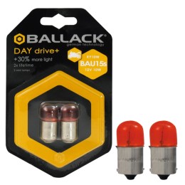 Lampadina moto BAU15Sa filamento Day Drive + BAU15S - BALLACK