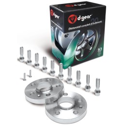 Kit distanziali e bulloni LX complete set - Green series Alfa Romeo Mito, Autobianchi Y10, Citroen Nemo, Fiat 500, Bravo, Doblo, Fiorino, Idea, Linea, Multipla - D-GEAR
