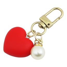 Portachiavi Cuore con perla - ROX