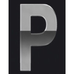 Adesivi lettere e numeri Chrome Logo - LAMPA