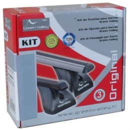 Kit attacchi barre auto Original Kit Volkswagen Taigo 5 porte 2022> Volkswagen Taigo 5 porte 2022 > Tetto Normale - GREEN VALLEY