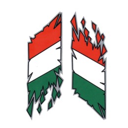 Adesivi Bandiera Italia spezzata - GAT
