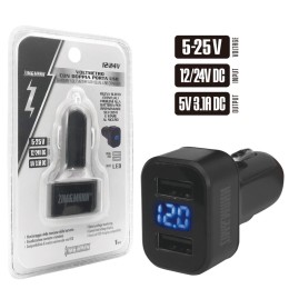 Tester batteria Con doppia porta USB - ZIM&MANN