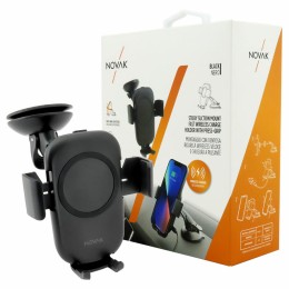 Supporto-caricabatteria wireless Con ventosa - NOVAK
