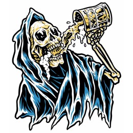 Adesivi Beer Reaper - LETHAL THREAT