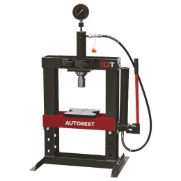 Pressa idraulica 10T con manometro - AUTOBEST