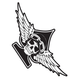 Adesivi Motorwork skull - LETHAL THREAT