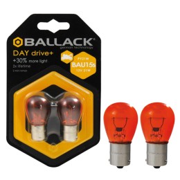 Lampadina moto BAU15Sa filamento Day Drive + BAU15S - BALLACK