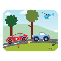 Tendina laterale statica Auto in collina - POKE
