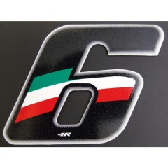 Numeri e lettere adesive Flag - GAT